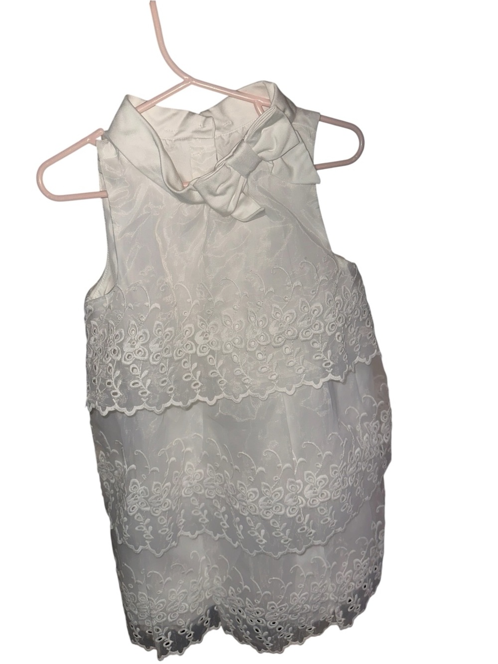 Janie & Jack "Special Occasion" white lace dress
